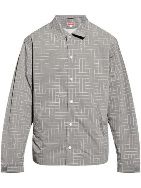 Kenzo Weave shirt jacket