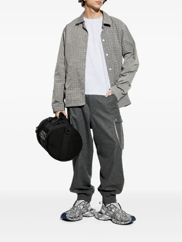 Kenzo Weave シャツジャケット | グレー | FARFETCH JP