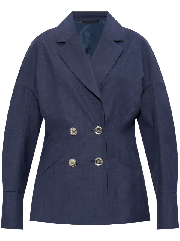 Givenchy Slim Fit Jacket in Wool in Blue