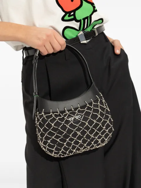 Kenzo net-overlay tote bag FF52SA605B05 - 1