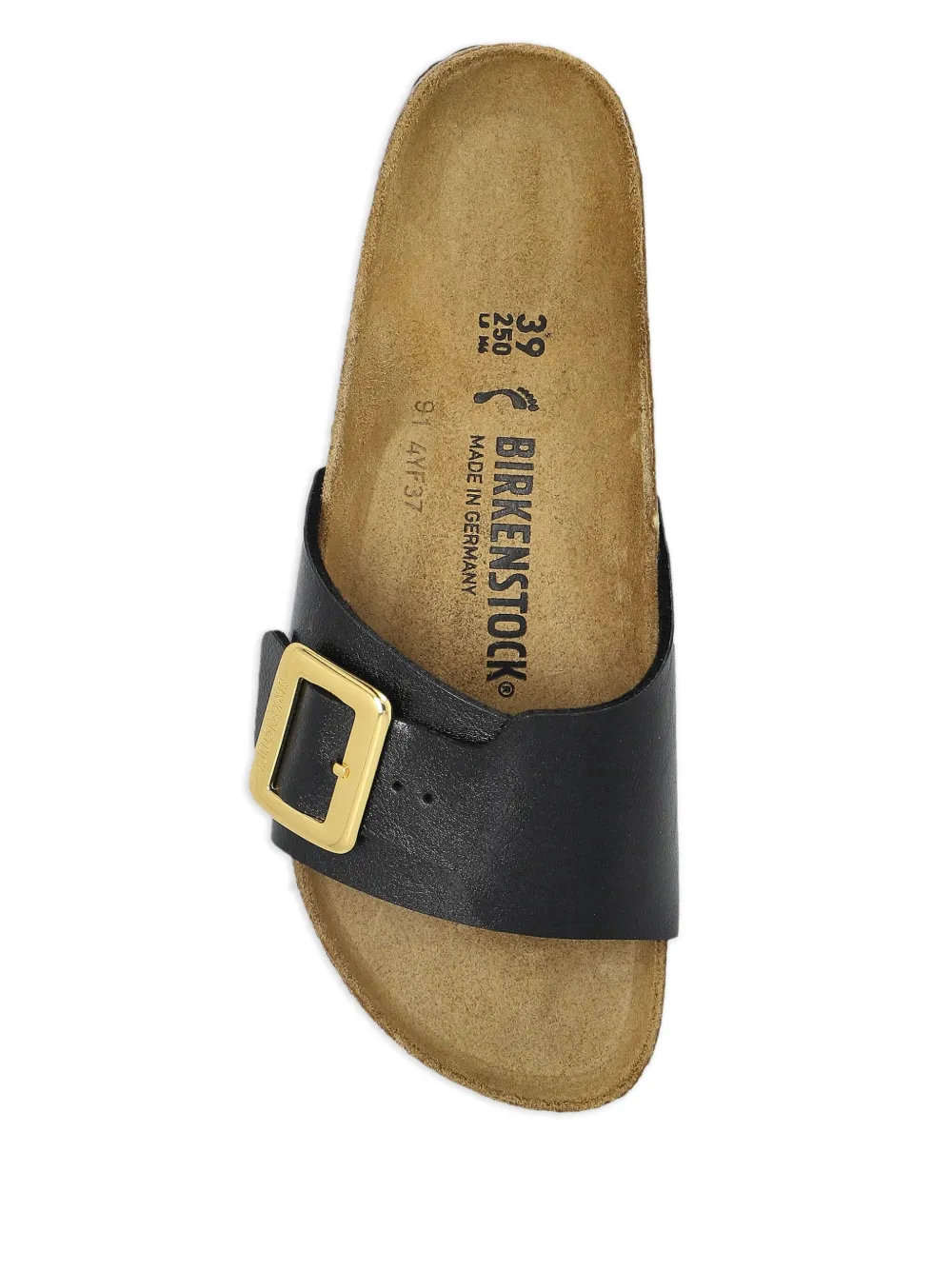 Birkenstock Madrid Big Buckle slides Black