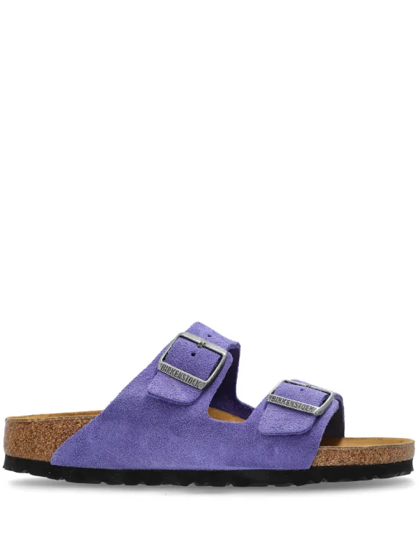 Franca Birko-Flor Embossed Shiny Lizard Purple Fog | BIRKENSTOCK