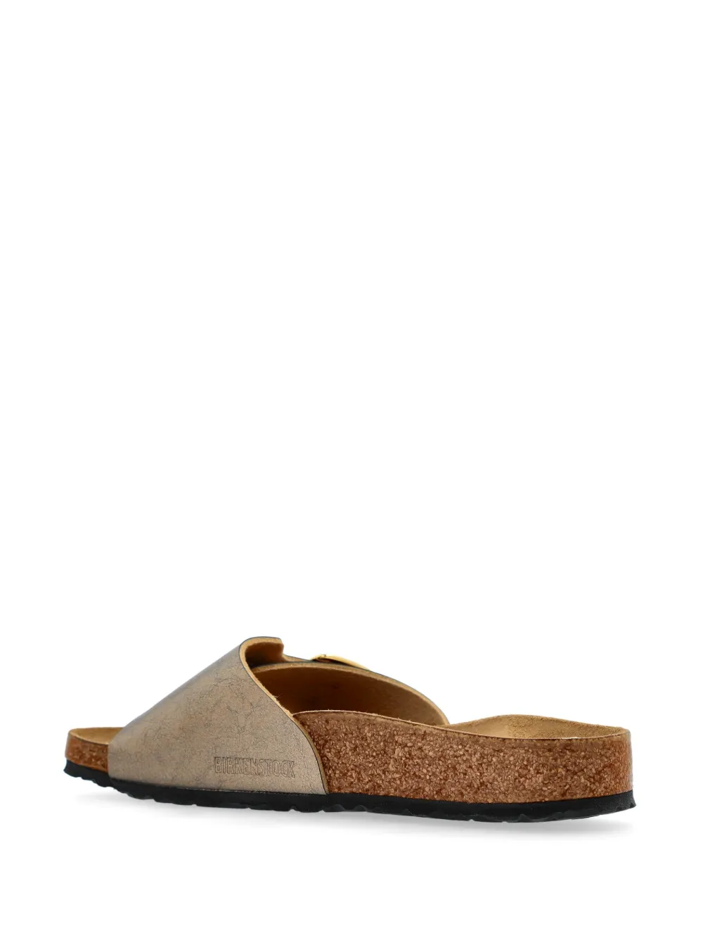 Birkenstock Madrid Big Buckle slides Silver