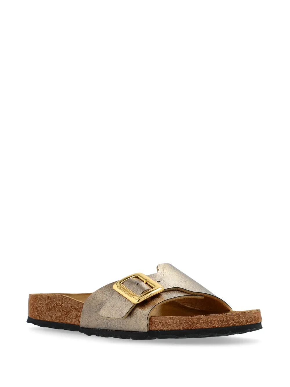 Birkenstock Madrid slippers met gesp - Zilver