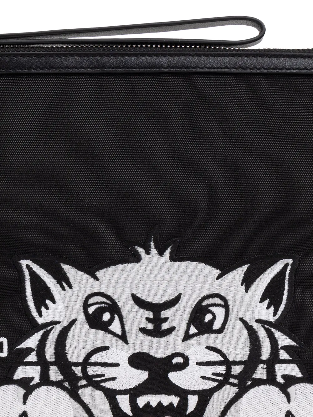 Kenzo Varsity clutch Zwart