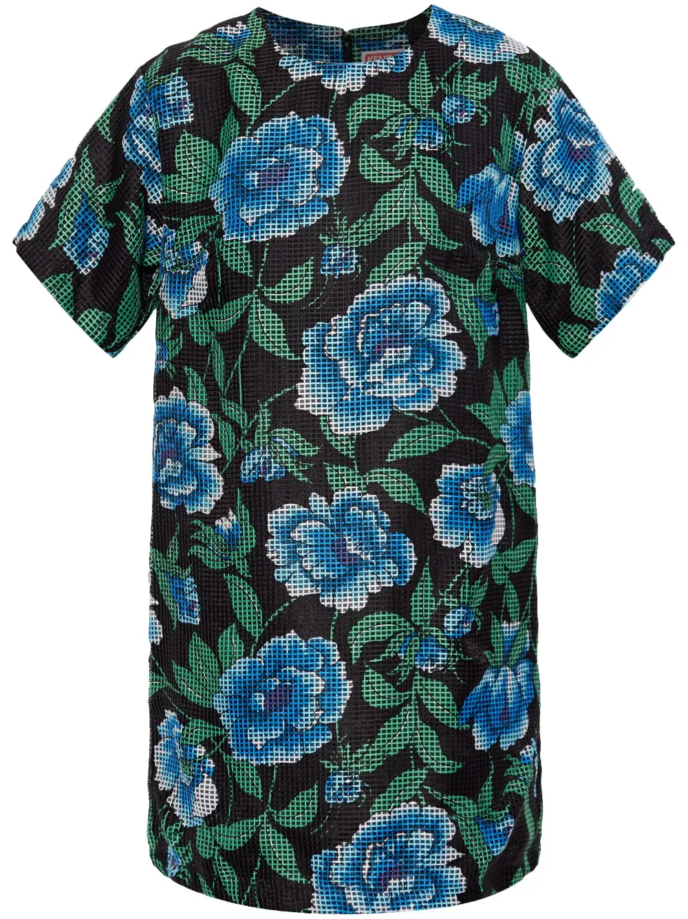 Kenzo Peonies mini-jurk Zwart