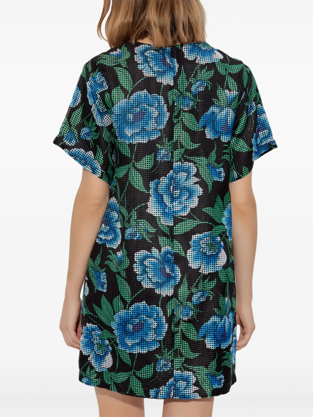Kenzo Peonies mini-jurk Zwart