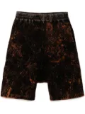 Stain Shade cotton drop-crotch shorts - Brown