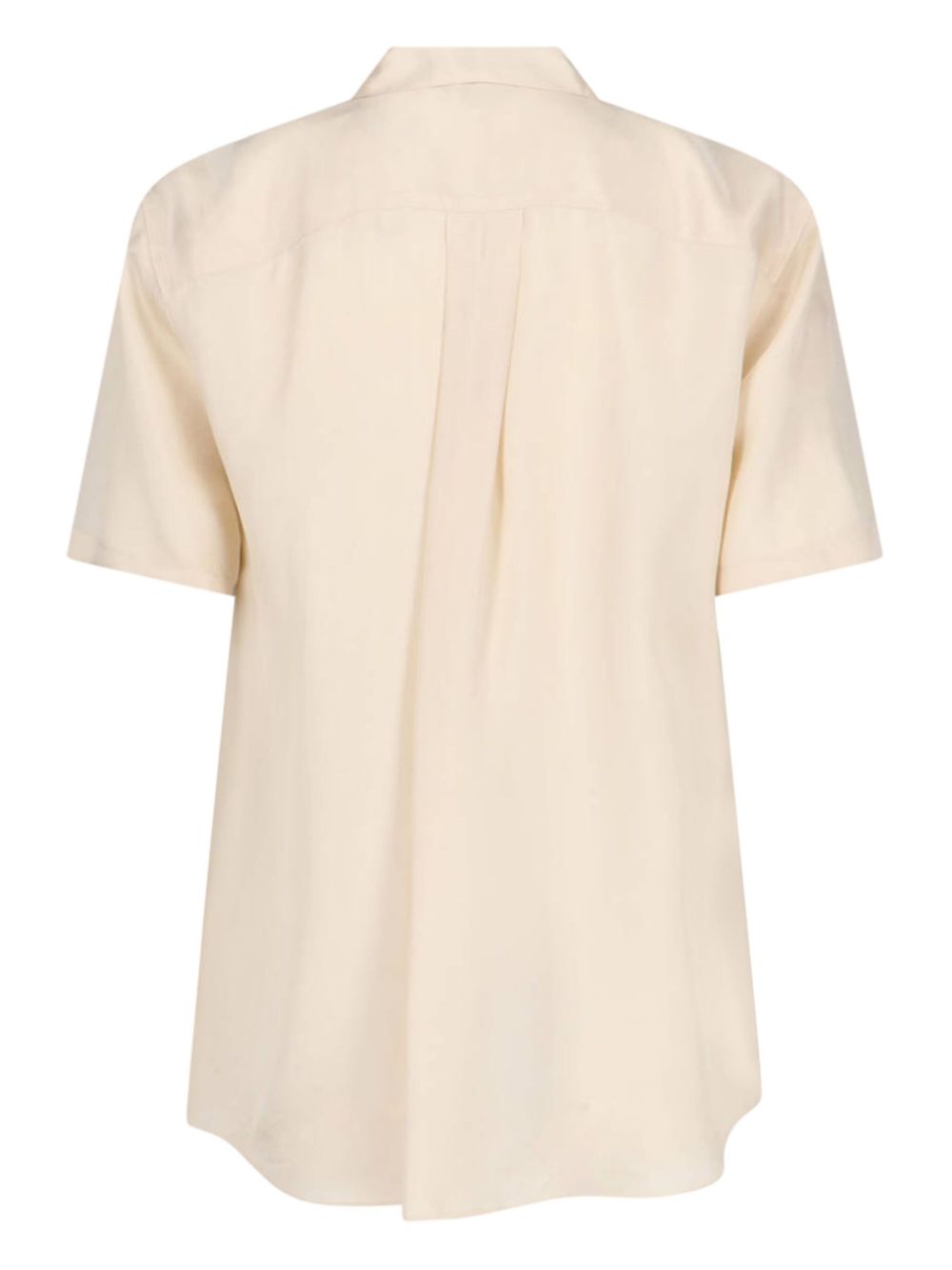 ASPESI ruffle-trim shirt - Beige