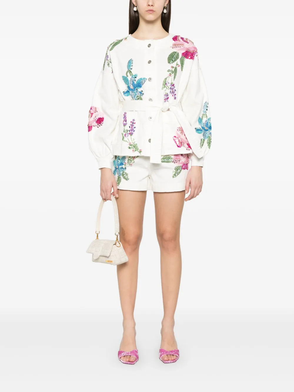 Image 2 of PatBO  Poppy denim jacket