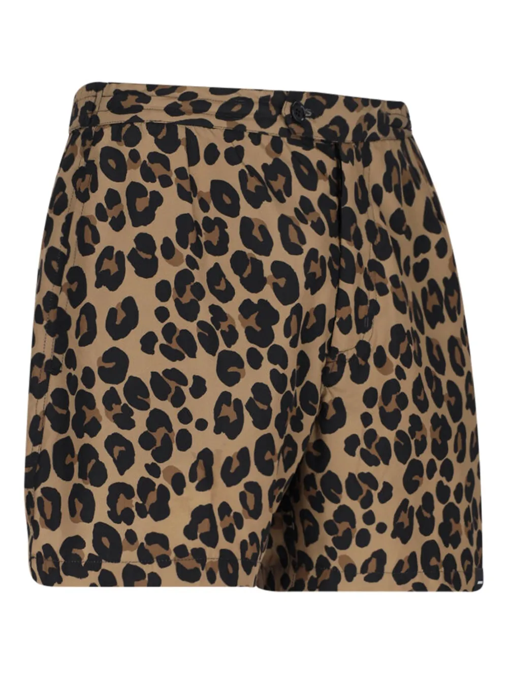 ASPESI LEOPARD-PRINT SWIM SHORTS