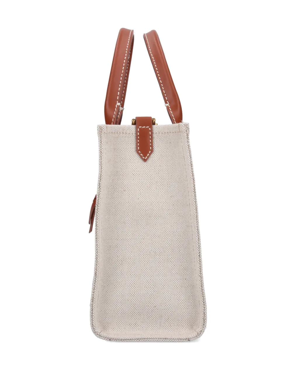 Shop Balmain Small B-army Tote Bag In Neutrals