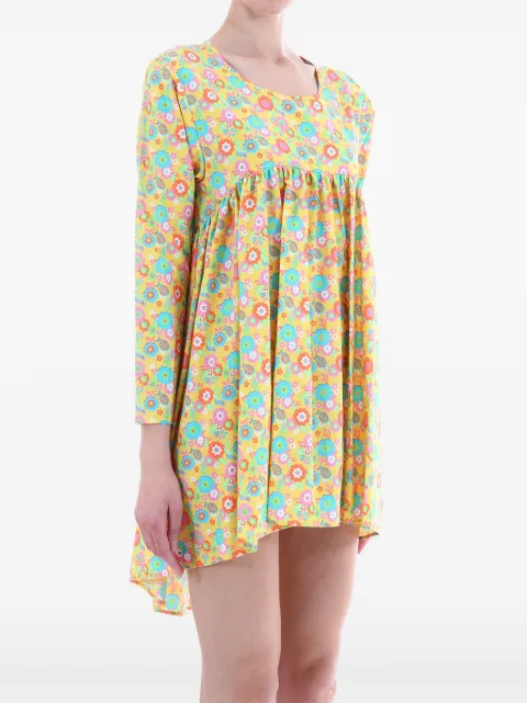 Jeremy Scott floral-print mini dress DR151LADYBUG - 3