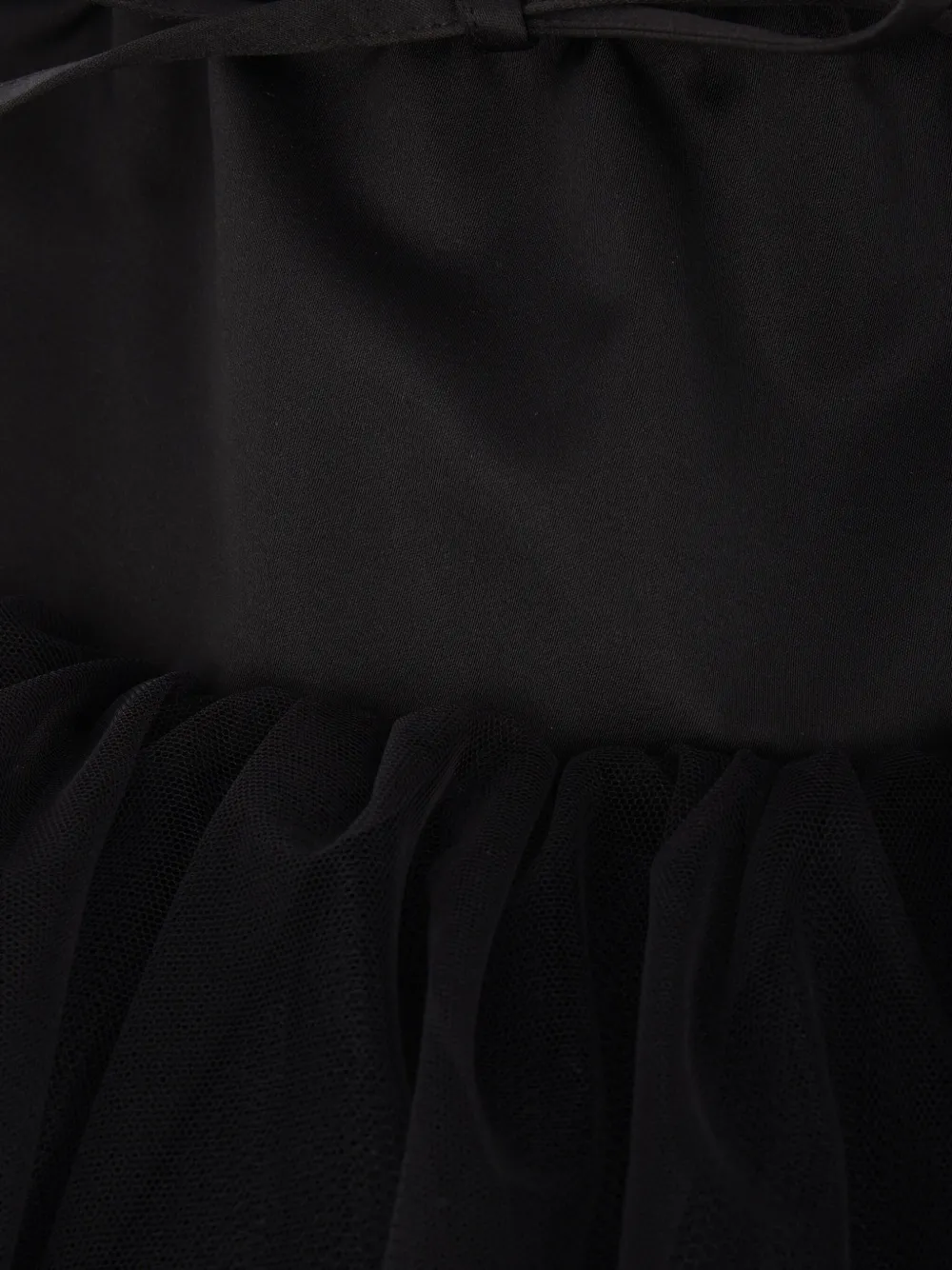 Simone Rocha Tulen mini-rok Zwart