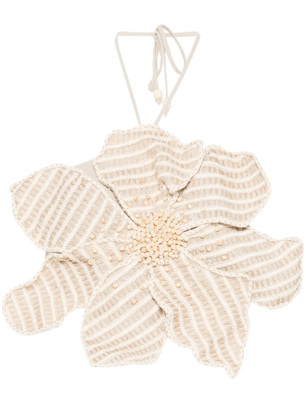 Image 1 of PatBO floral-appliqué top