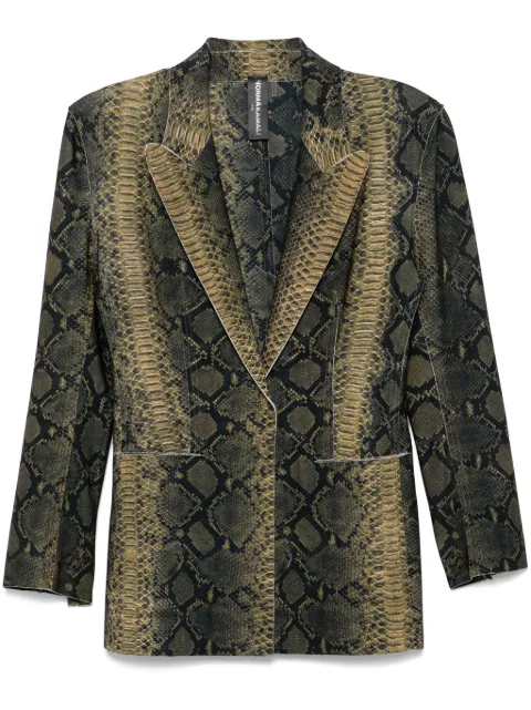 Norma Kamali blazer con botones