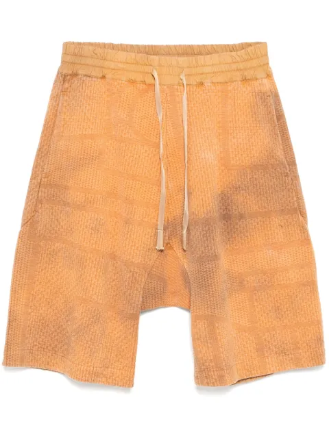 Stain Shade cotton drop-crotch shorts