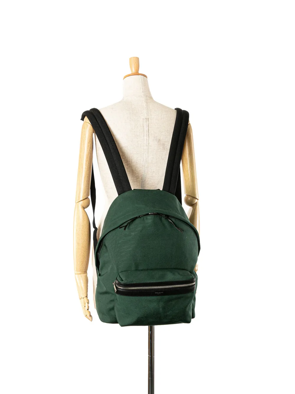 Saint Laurent Pre-Owned 2017 Canvas City backpack - Groen