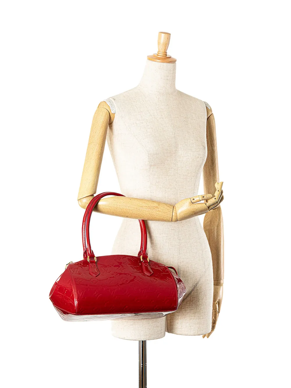 Louis Vuitton Pre-Owned 2011 Monogram Vernis Sherwood PM shoulder bag - Rood