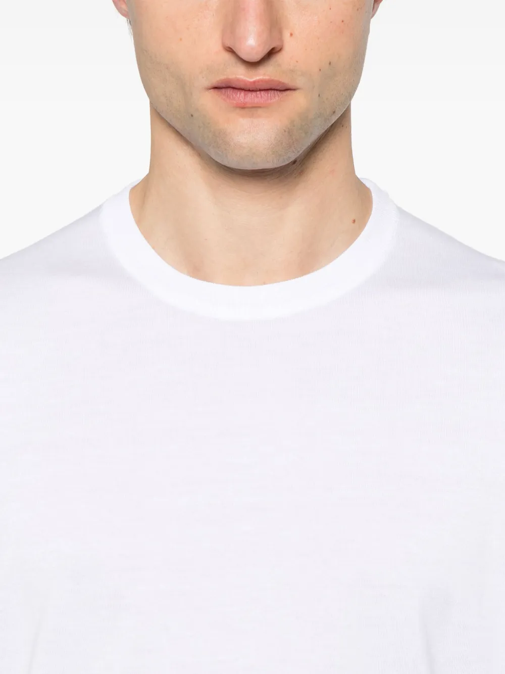 Kiton Katoenen T-shirt Wit