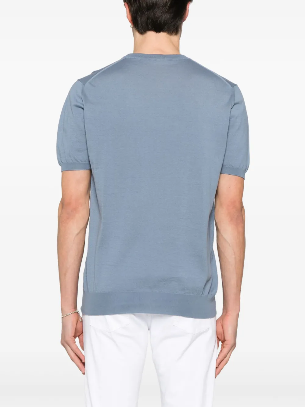 Kiton Katoenen T-shirt Blauw
