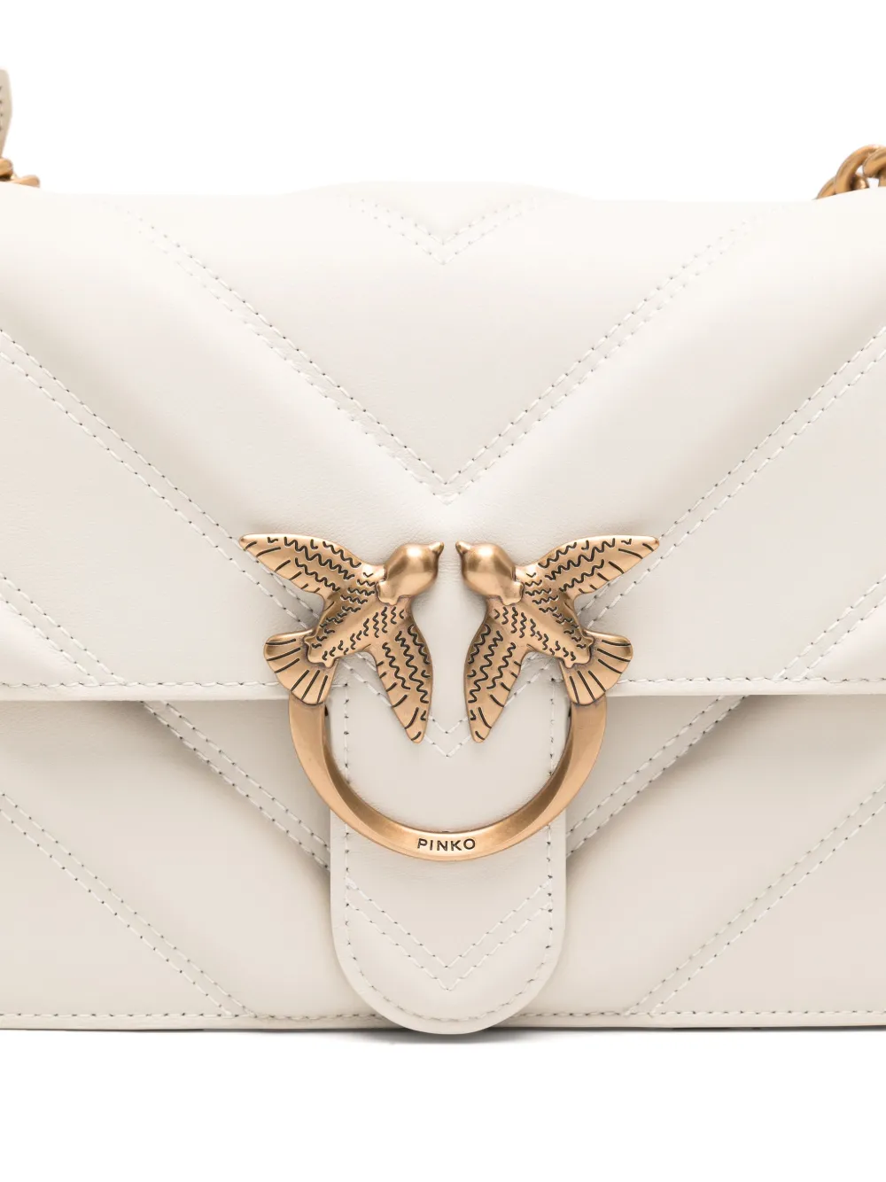 PINKO Love One Classic crossbodytas Wit