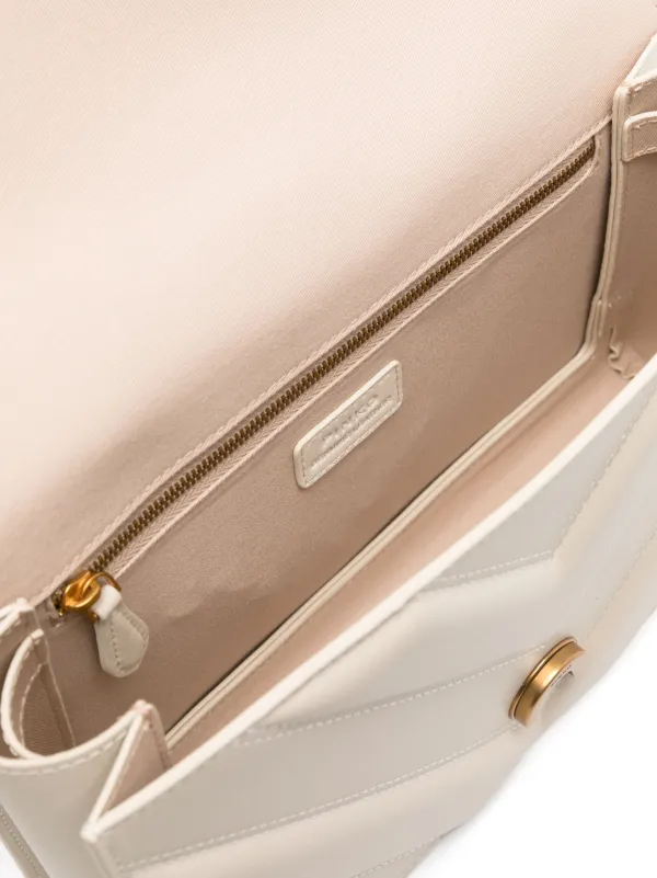 PINKO Love One Classic ショルダーバッグ | ホワイト | FARFETCH JP