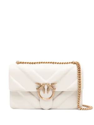 PINKO Love One Simply Cross Body Bag | Neutrals | FARFETCH CA