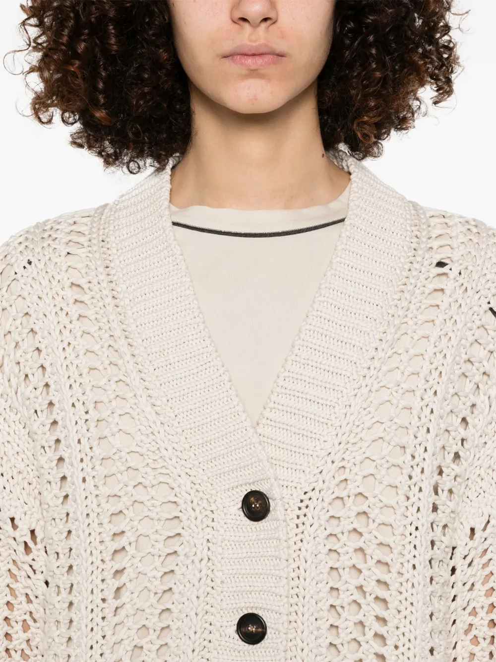 Brunello Cucinelli Katoenen vest Beige