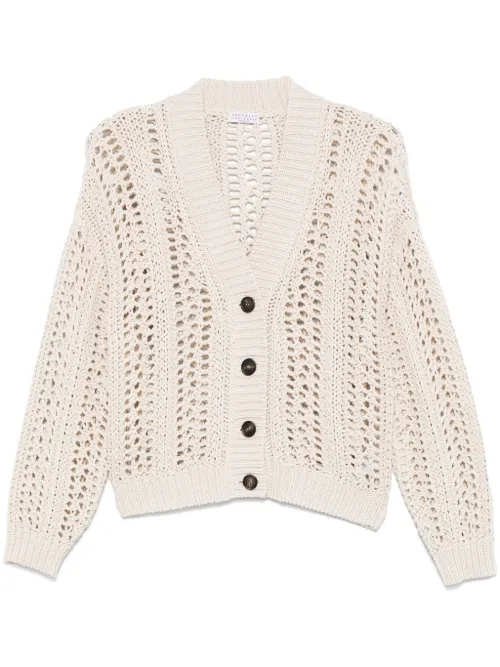 Cardigan en coton - Brunello Cucinelli - Modalova