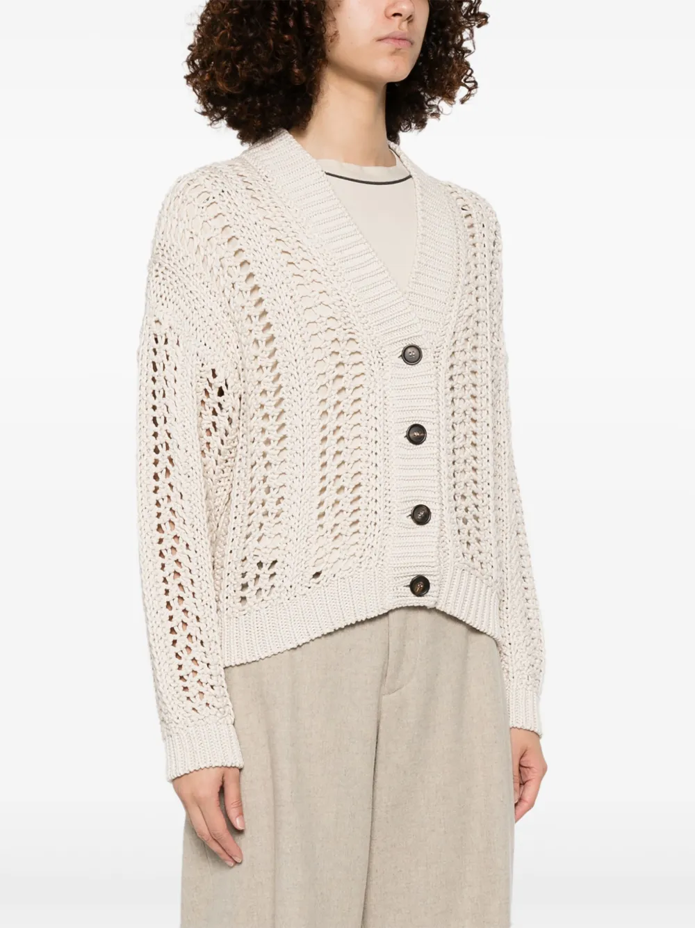 Brunello Cucinelli Katoenen vest Beige
