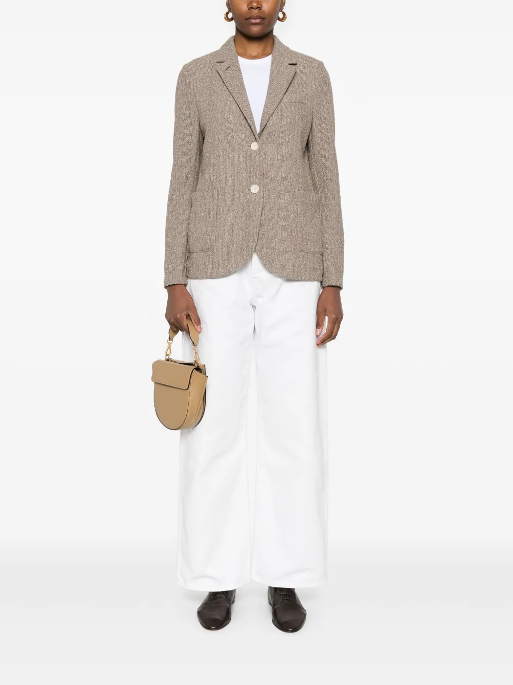 Harris Wharf London knitted blazer - Beige