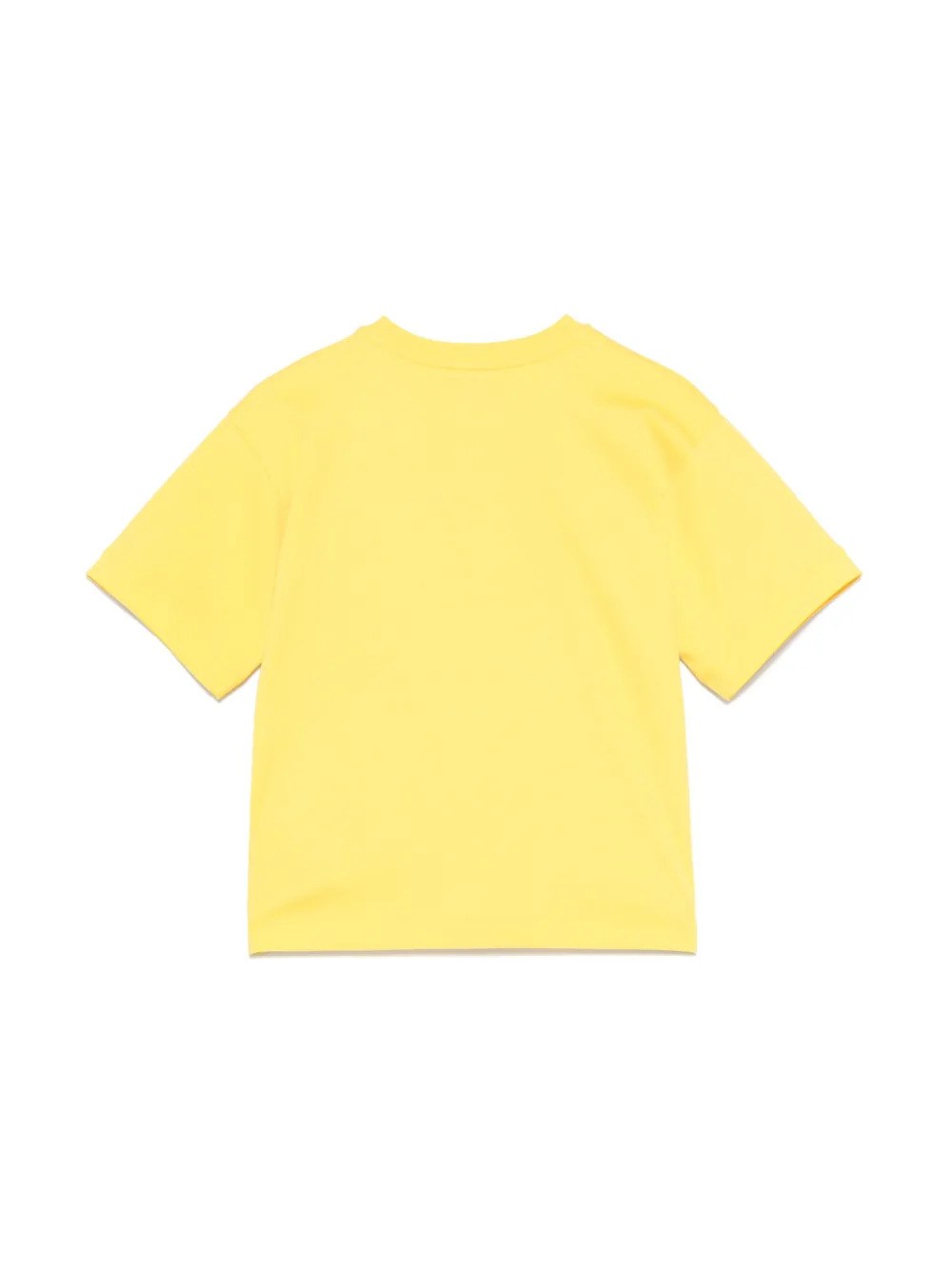 Moschino Kids T-shirt met teddybeerprint Geel