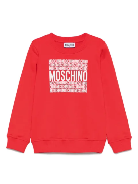 Moschino Kids logo-lettering sweatshirt