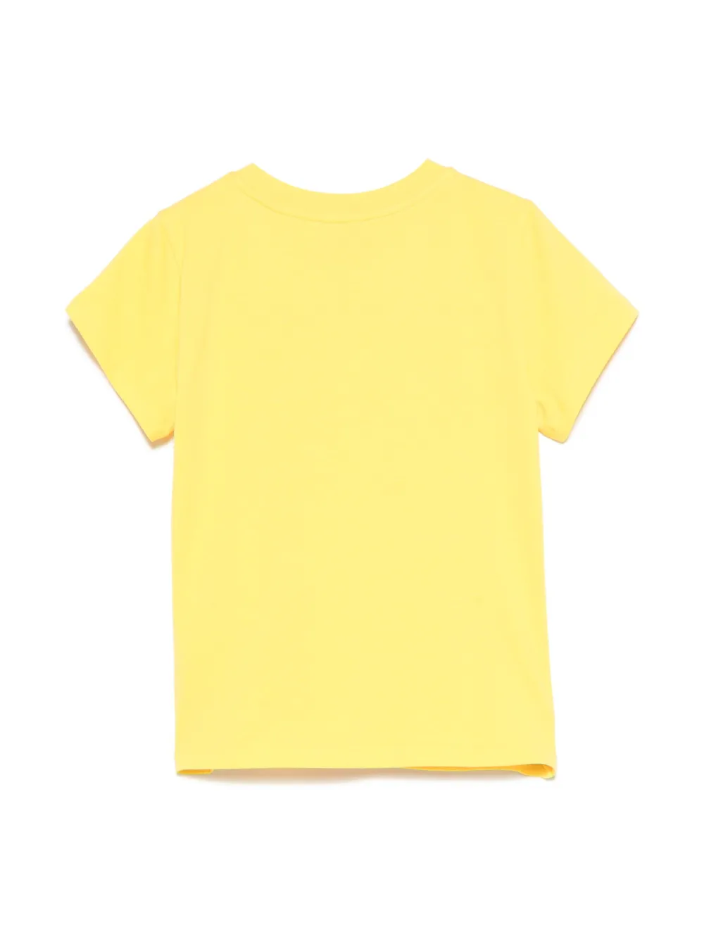 Moschino Kids T-shirt met teddybeerprint Geel