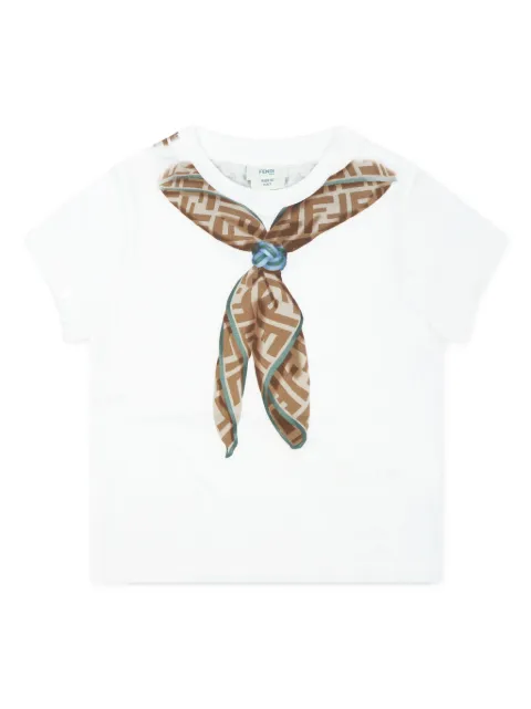Fendi Kids  trompe l'oeil-print T-shirt 