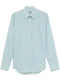 Canali leaf-print shirt - Blue