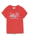 Moschino Kids Teddy Bear-embroidered T-shirt