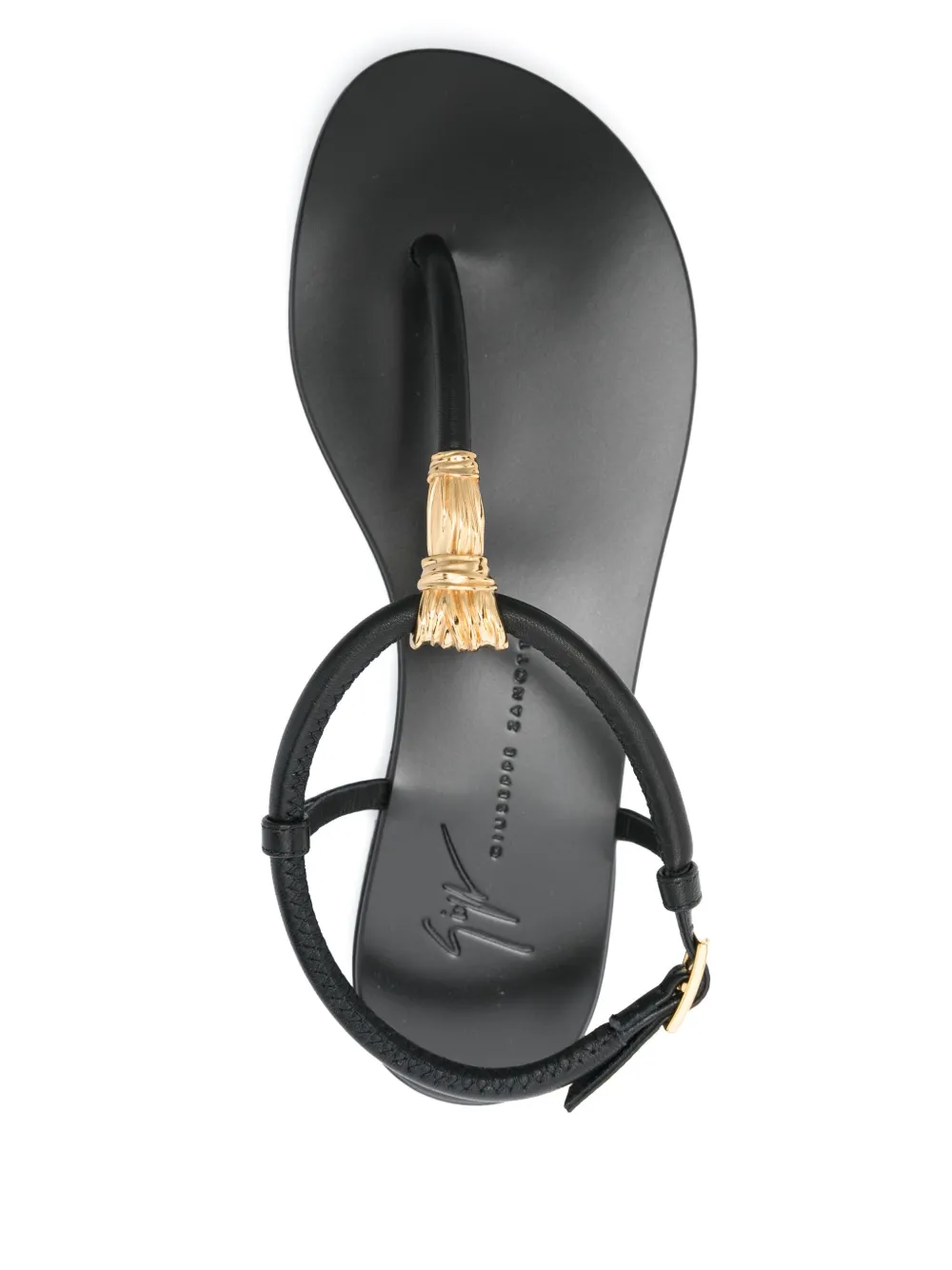 Giuseppe Zanotti leather sandals Black