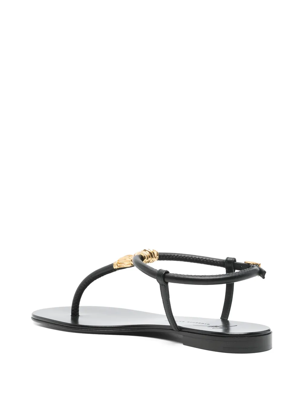 Giuseppe Zanotti leather sandals Black