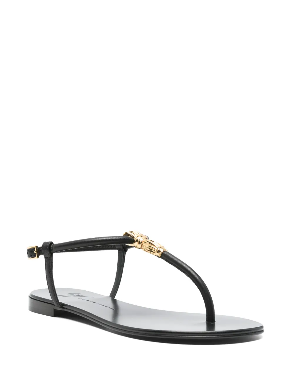 Giuseppe Zanotti leather sandals Black