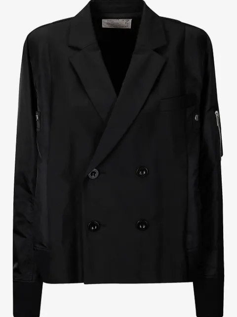 sacai double-breasted jacket