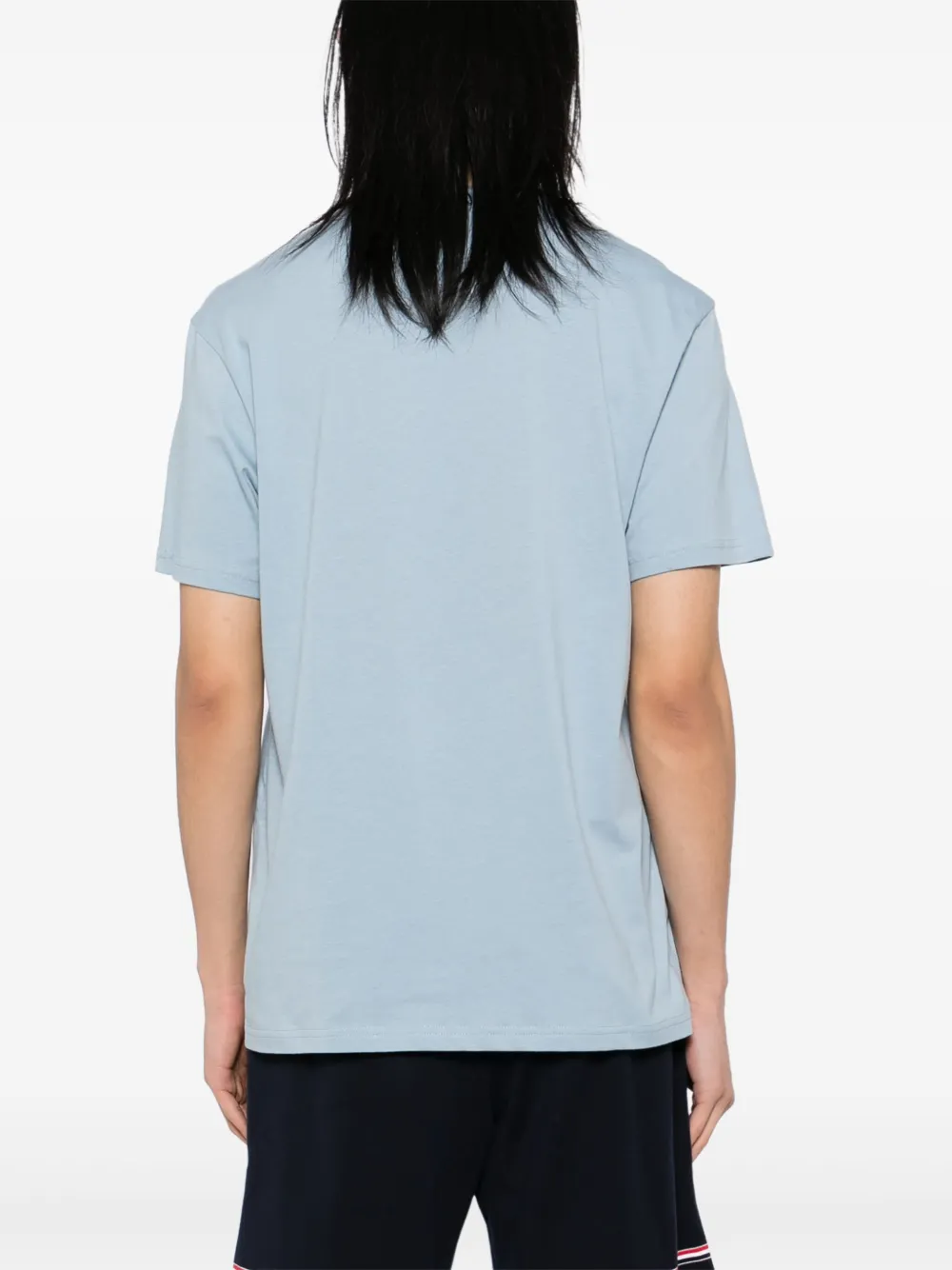 Emporio Armani T-shirt met logoprint Blauw