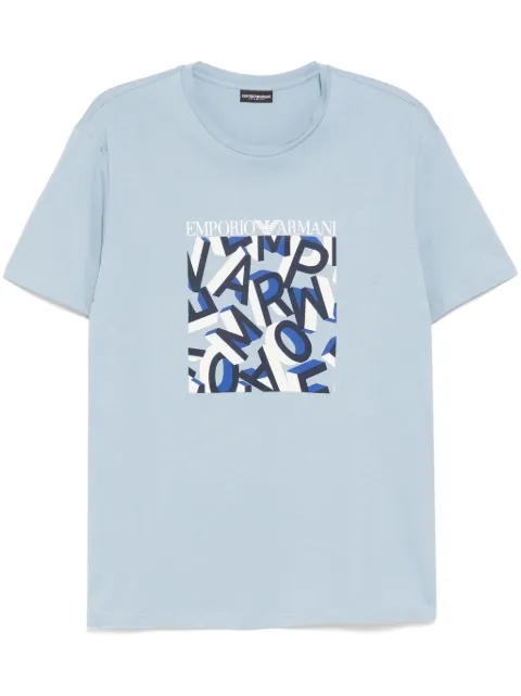 Emporio Armani logo print T-shirt