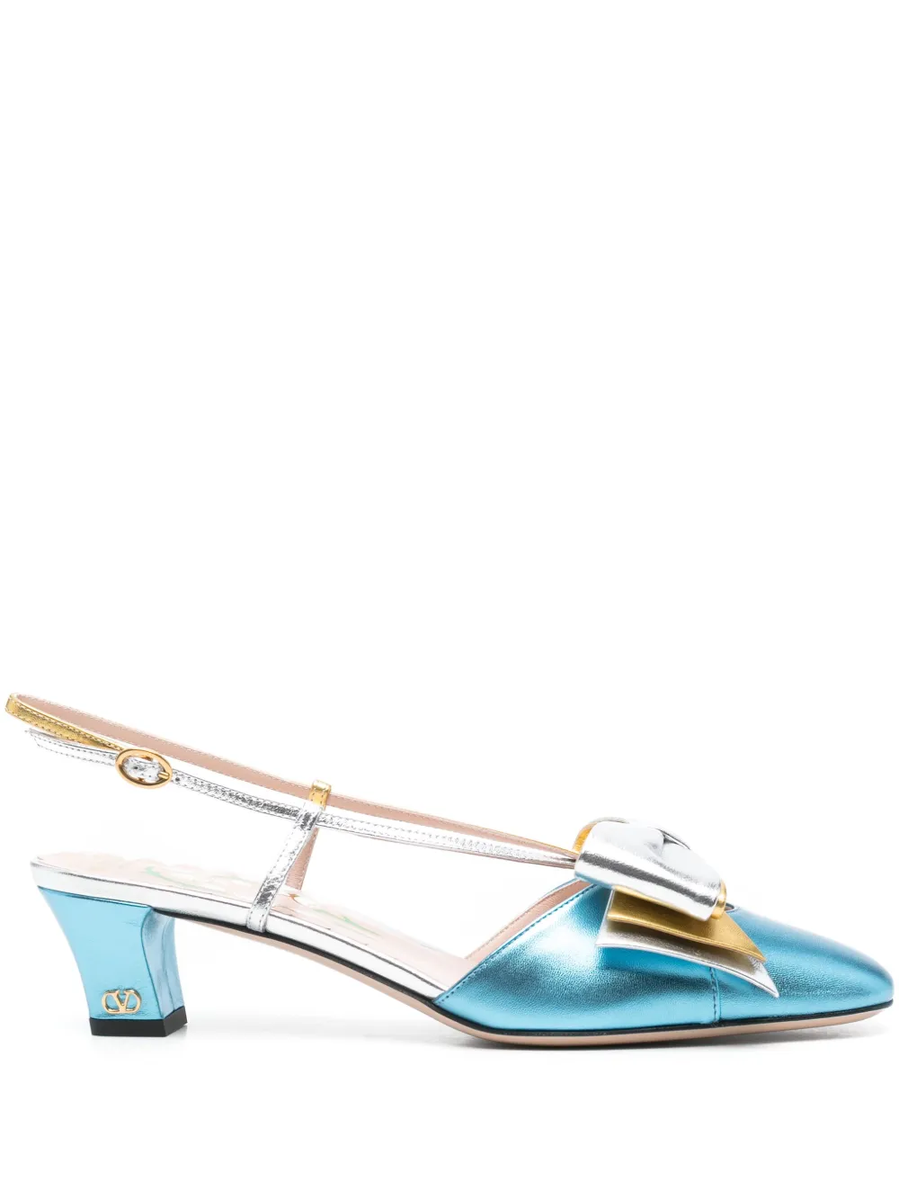 Valentino Garavani 45mm Bowow pumps Blue
