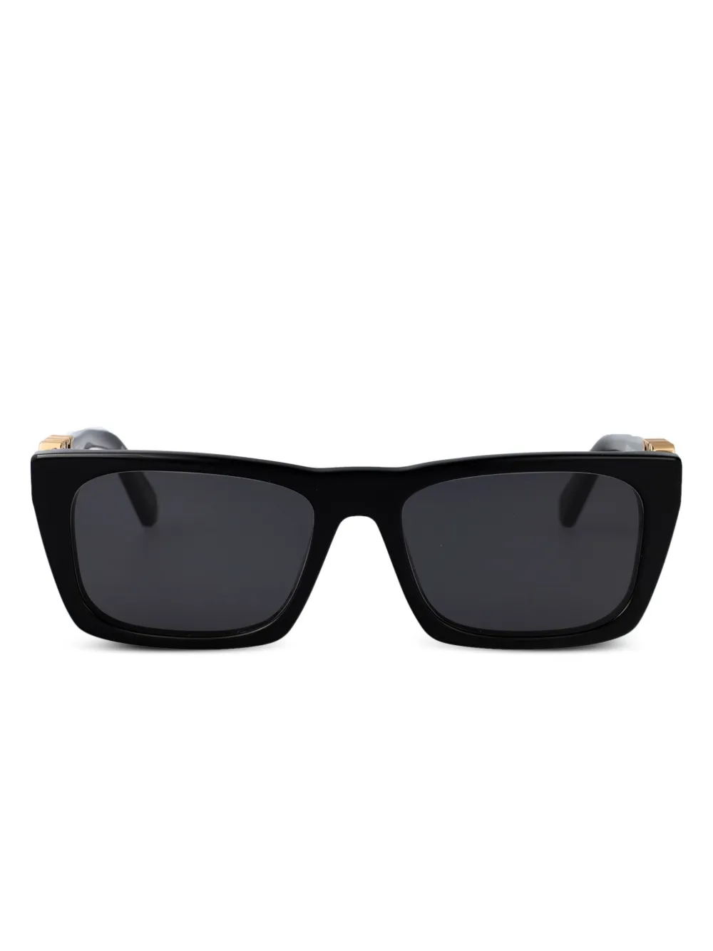 Off-White Eyewear スクエアフレーム サングラス - ブラック Off-White Eyewear スクエアフレーム サングラス - ブラック