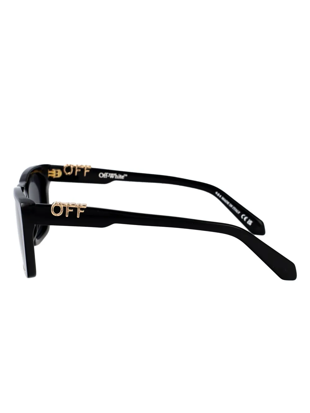 Off-White Eyewear Zonnebril met rechthoekig montuur Zwart