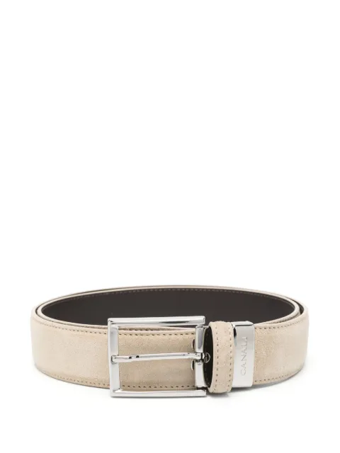 Canali suede belt