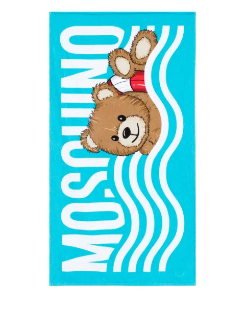 Moschino Kids Teddy Bear-print towel