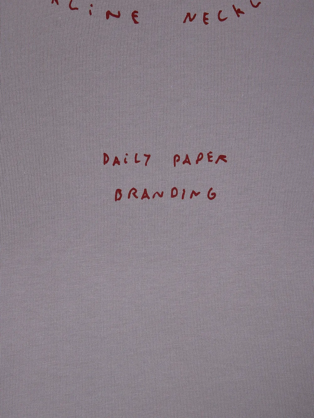 Daily Paper Written T-shirt Paars
